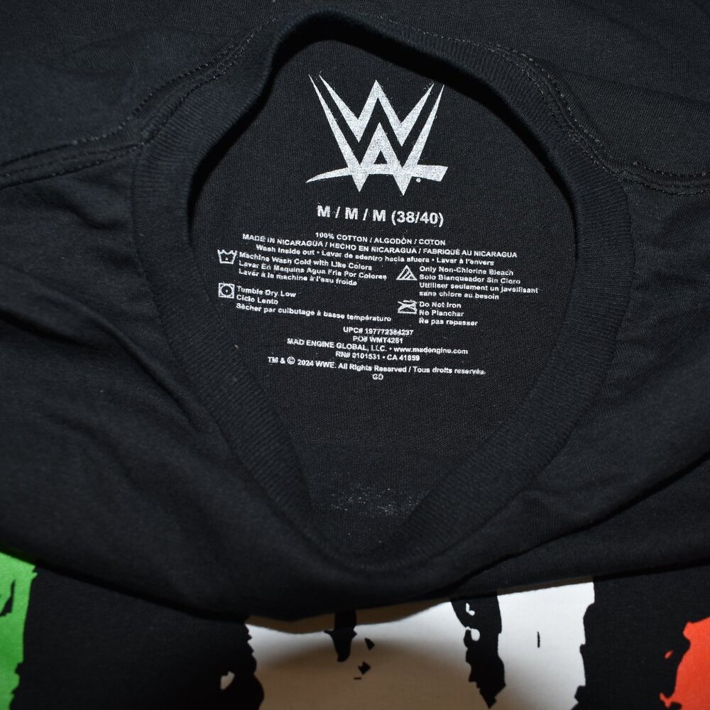 WWE Mens LWO Latino World Order (2024 Release) Black Shirt New S-3XL - Picture 3 of 3